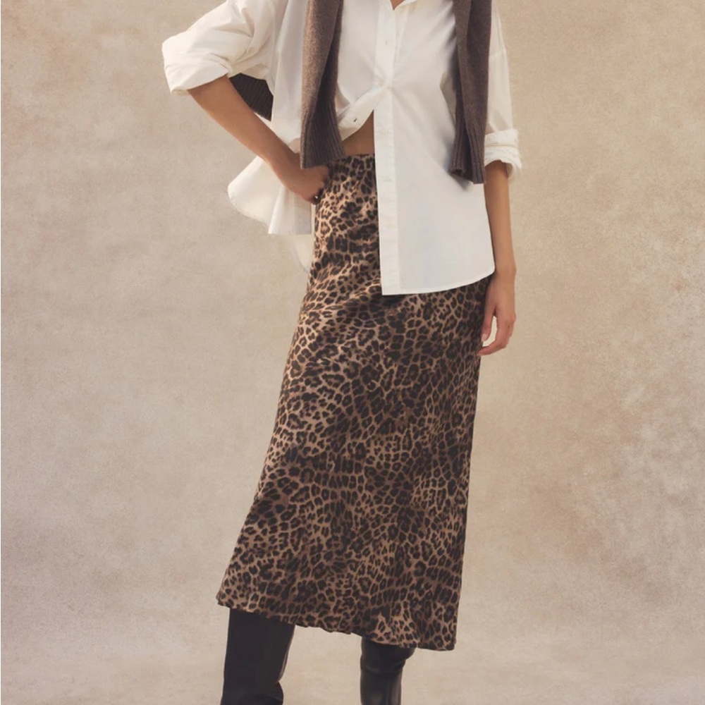 Z Supply Izabel Leopard Skirt